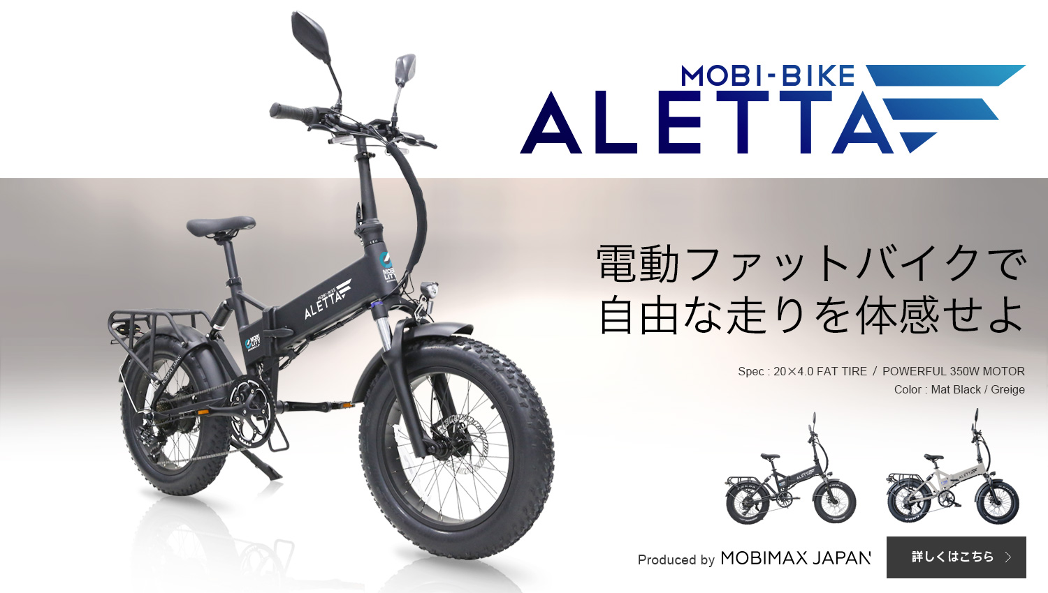 電動ファットバイク　ALETTA